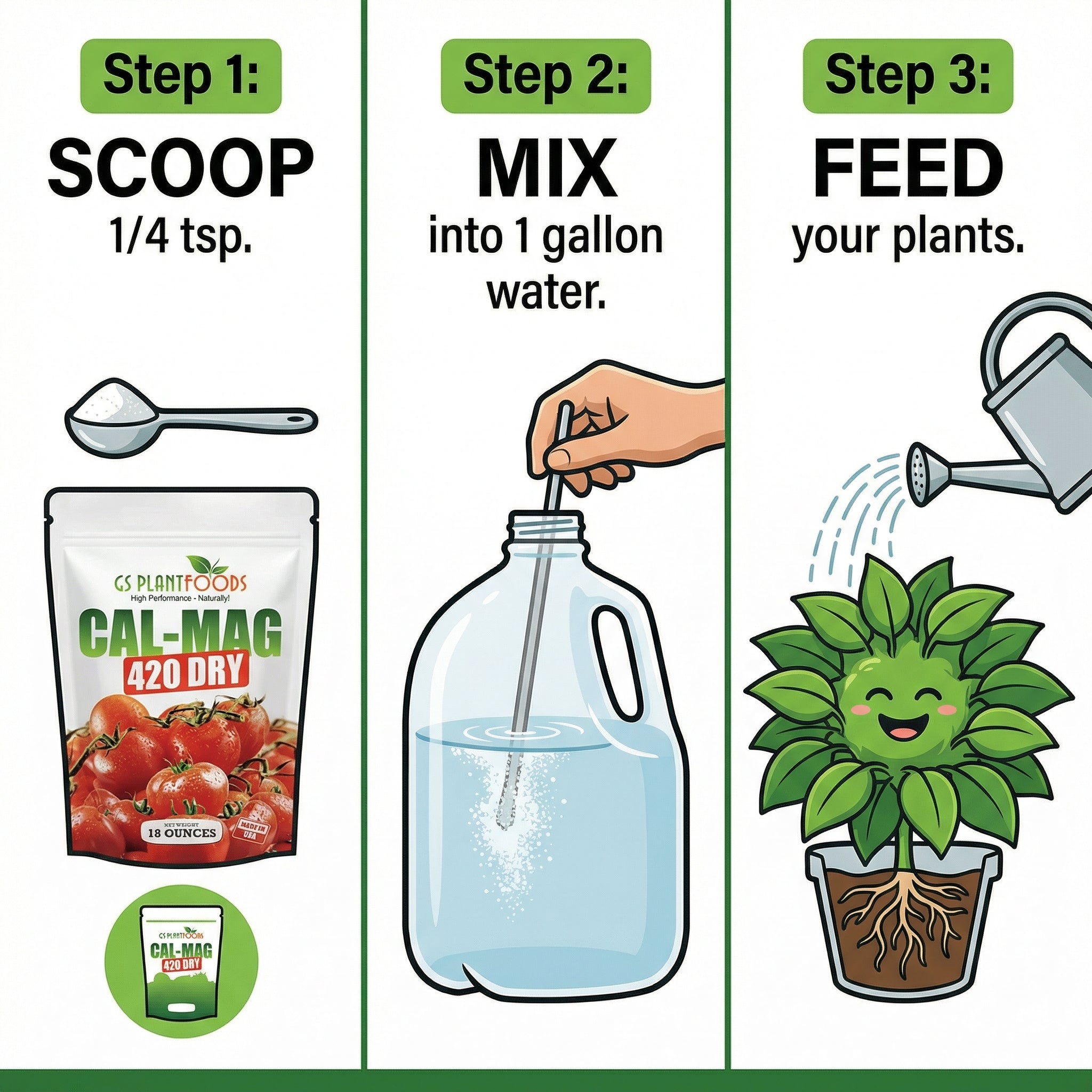 Cal-Mag Extreme – Advanced Calcium, Magnesium & Micronutrient Supplement for Plants – Strengthens Cell Walls, Prevents Deficiencies & Promotes Vigorous Growth – For All Plants, Lawns & Gardens