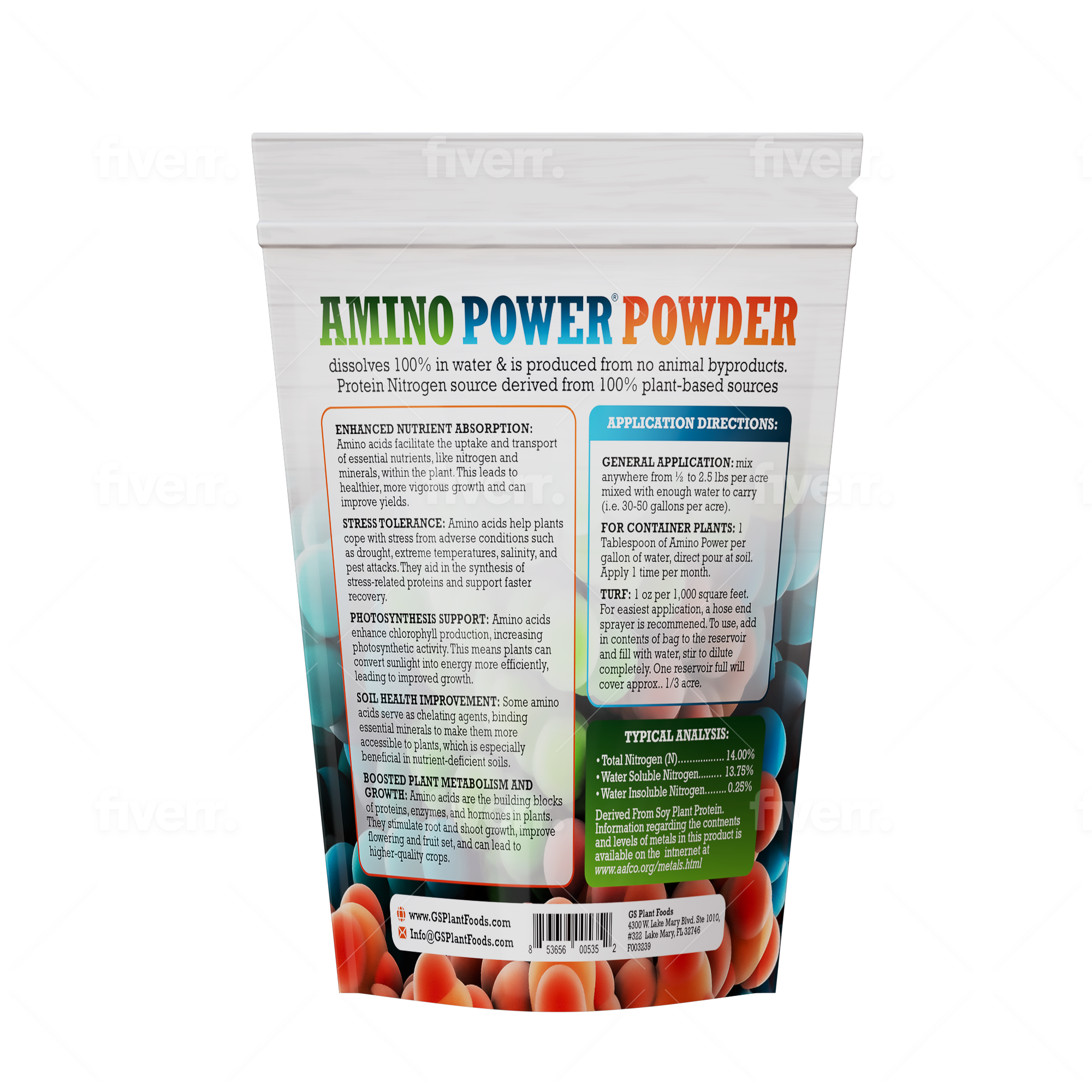 14-0-0 Amino Power Powder by GS Plant Food