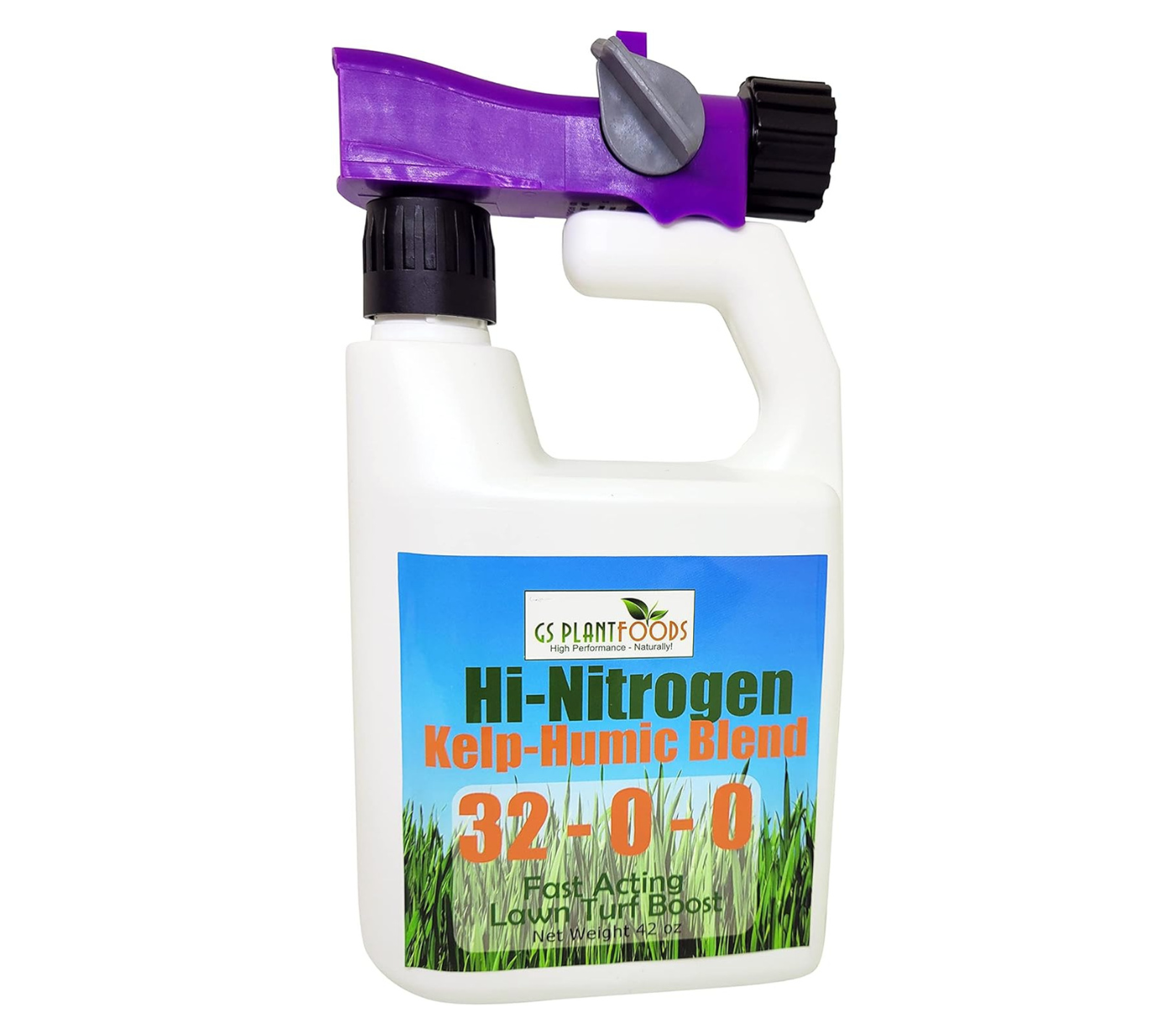high nitrogen fertilizer for indoor plants GS Plant Foods Hi-Nitrogen Kelp-Humic Blend 32-0-0