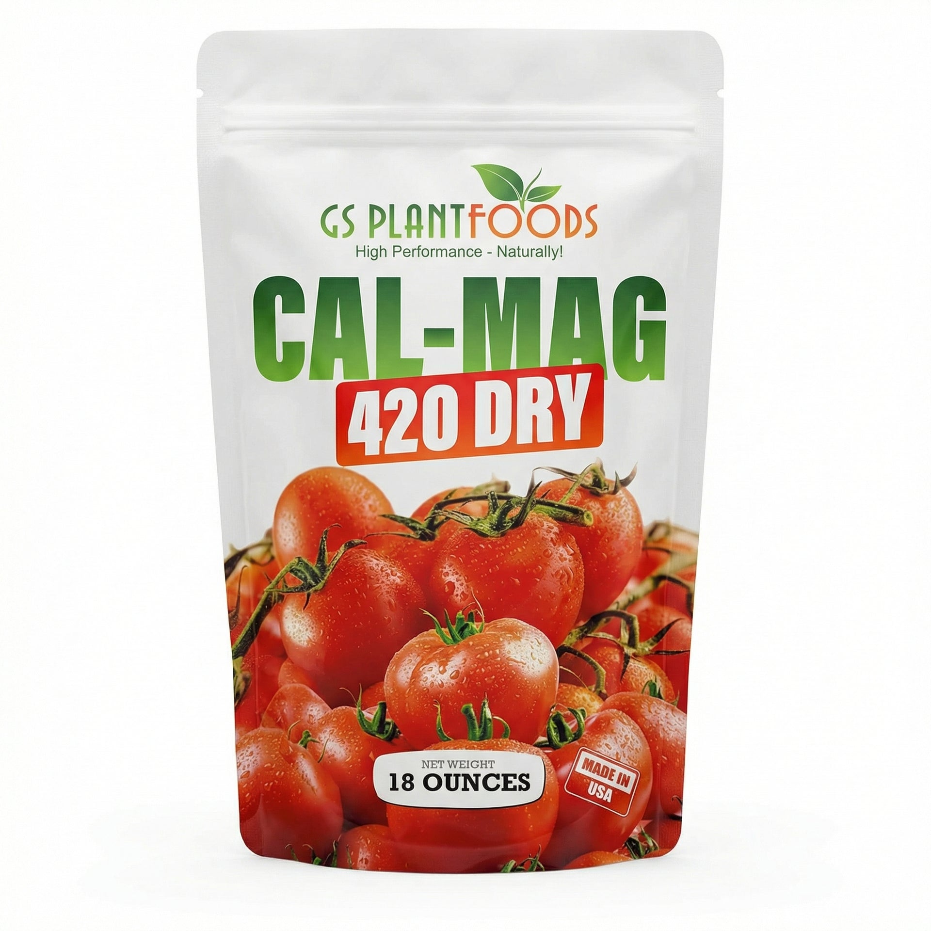 GS Plant Foods Cal-Mag Extreme Liquid 1 Gallon Fertilizer with Calcium, Magnesium, Iron And Sulfur Supplement, Corrects Secondary Nutrient & Trace