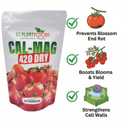 Cal-Mag Extreme – Advanced Calcium, Magnesium &amp; Micronutrient Supplement for Plants – Strengthens Cell Walls, Prevents Deficiencies &amp; Promotes Vigorous Growth – For All Plants, Lawns & Gardens