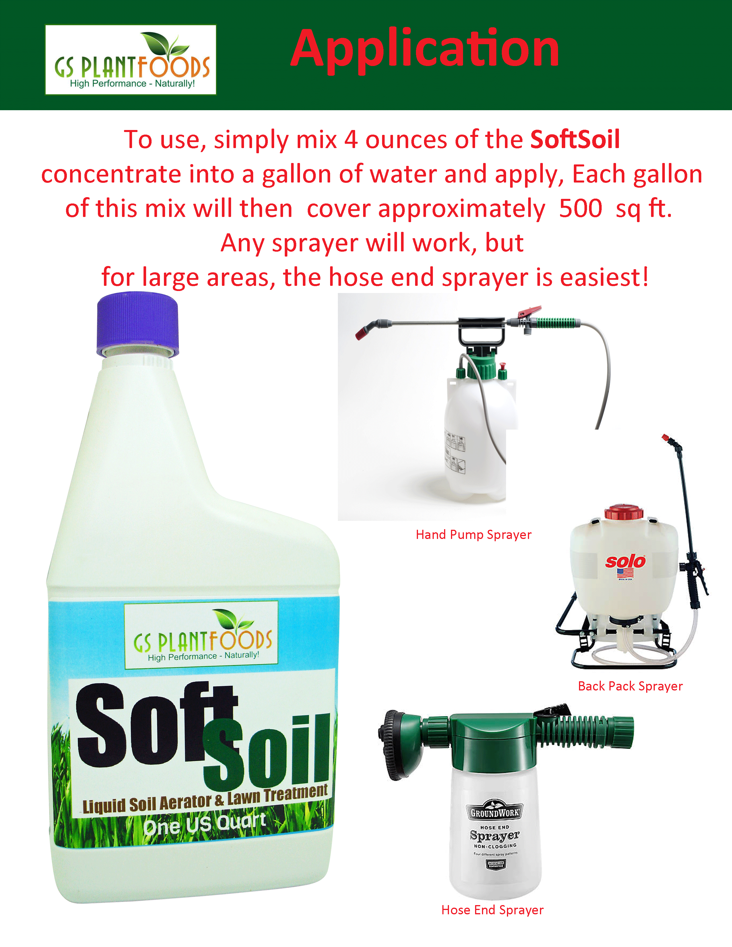 Soft Soil Liquid Soil Aerator & Lawn Treatment