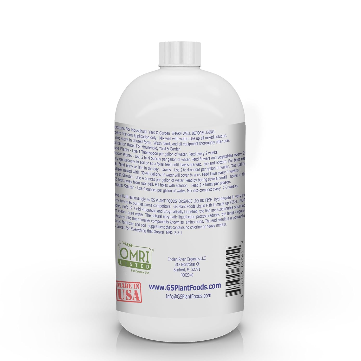 Organic Liquid Fish