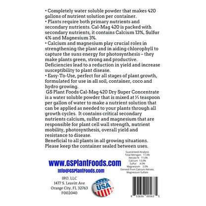 Cal-Mag 420 Dry Super Concentrate