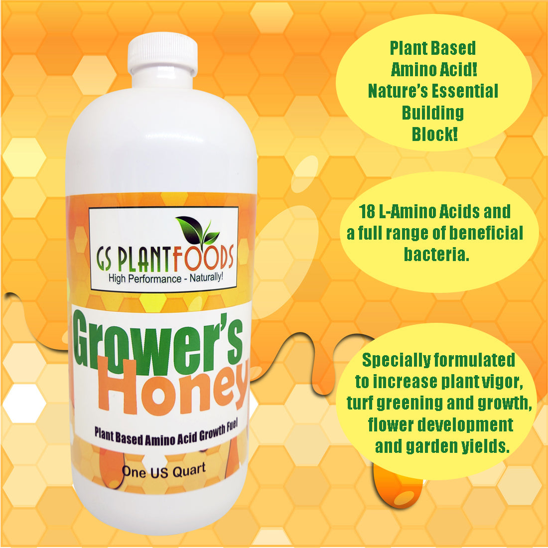 Grower's Honey Plant Based Amino Acid