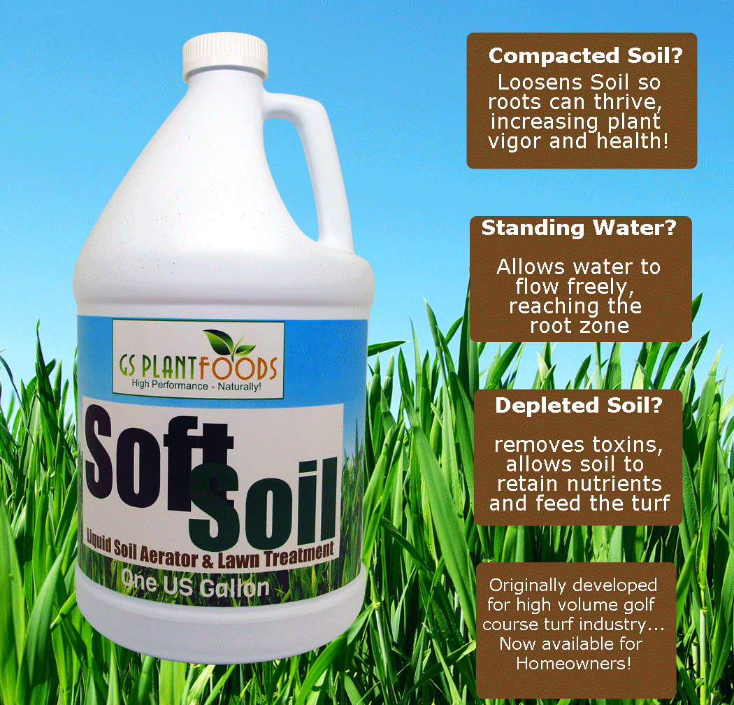 Soft Soil Liquid Soil Aerator & Lawn Treatment
